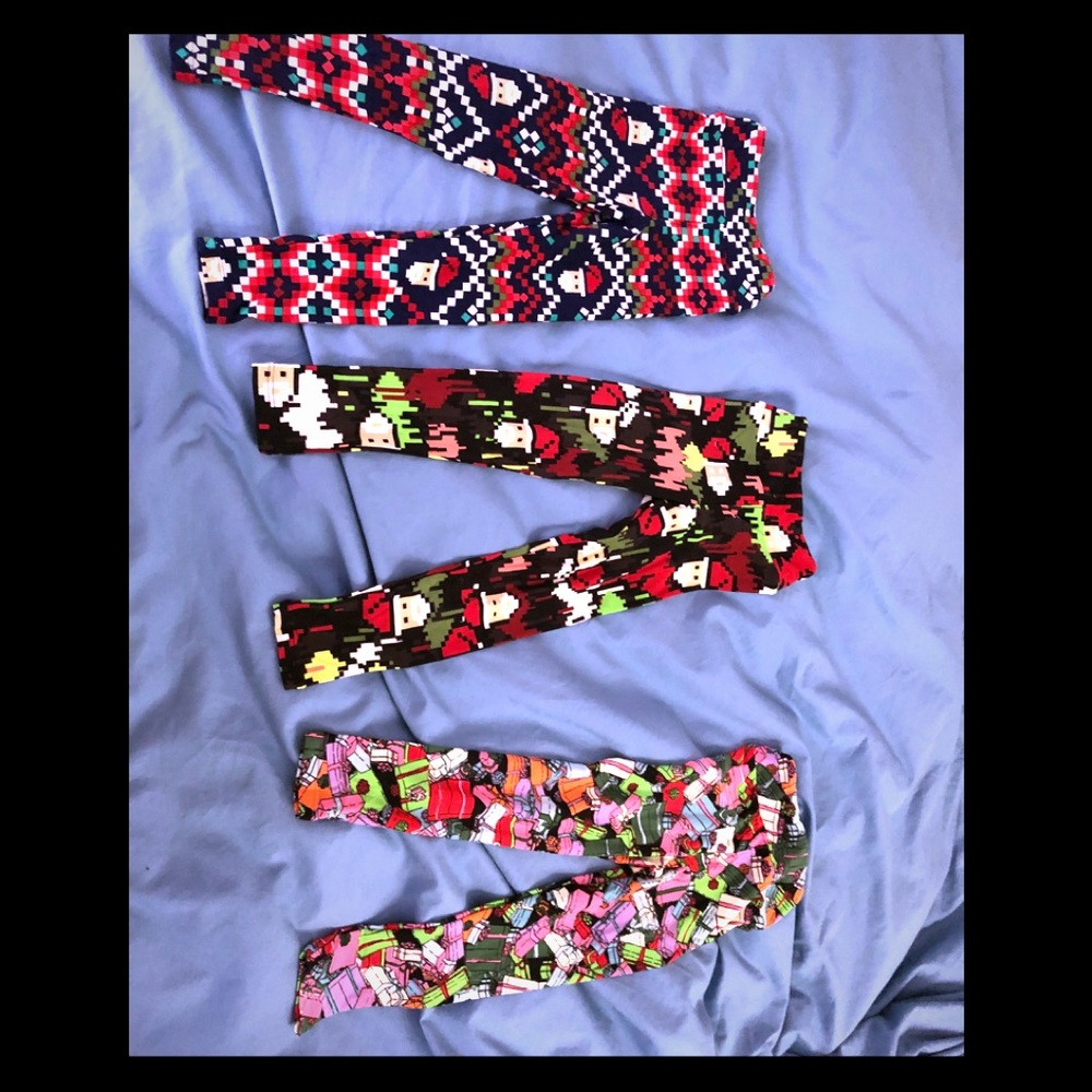 LuLaRoe leggings NWOT Christmas